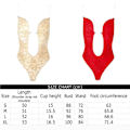 Pikkukuva 2 / 10: U Plunge backless alusvaatteet Invisible Push Up Bra RED S Red S