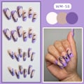 Pikkukuva 2 / 10: Halloween tekokynnet Pumpkin Nails WM-29 WM-29 WM-29