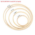 Miniatyrbild 1 av 10: 5PCS Broderi Hoop Cross Stitch Frame Round Loop SET3 SET3