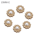 Miniatyrbilde 1 av 10: Metall Rhinestone Buttons Skjorte Buttons 23MMC C 23MMC