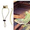 Miniatyrbillede 7 af 10: Lizard Ornament Pet Hat SORT FAST BETALING FAST BETALING Black Fixed payment-Fixed payment