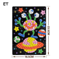 Miniatyrbild 9 av 10: 2PCS 3D Mosaics Pussel ritleksaker UFO UFO
