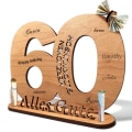 Miniatyrbillede 4 af 8: Træskilt Gæstebog 50 50 50