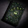 Miniatyrbild 9 av 10: 3D Dragon Relief Notebook 3D Dragon Relief Journal 3-GUL 3-Yellow