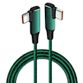 Miniatyrbillede 1 af 10: Type C-kabel USB-C-dataledning GRØN 1M Green 1m