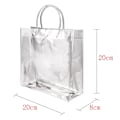 Miniatyrbillede 2 af 6: 12 stk gaveposer med håndtag Klar plast gaveposer Shopping 12 Pcs