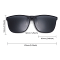 Miniatyrbilde 3 av 10: Polarisert Clip On Solbriller Bilførerbrille for menn ROSA ROSA Pink