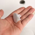 Miniatyrbillede 8 af 10: Overløbsdæksler til vask Håndvask Overløbsringprop E E E