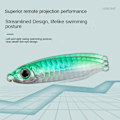 Miniatyrbild 9 av 9: Fjäder Metall Fiskedrag Floating Minnow Baits RED 25G 25G red 25g-25g