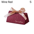 10 stk Candy Box Håndtaske Box WINE RED S Wine Red S
