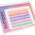 Miniatyrbild 8 av 10: Färgade fransar Cluster Ögonfransar 3 3 3