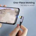 Miniatyrbillede 6 af 10: USB C Hurtigopladningskabel PD 240W SORT 1M Black 1m