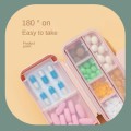 Miniatyrbilde 10 av 10: Medisinboks Reisepilleorganisering HVIT 5 CELLER 5 CELLER White 5 cells-5 cells