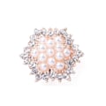 Miniatyrbillede 6 af 6: 10 STK Pearl Button Rhinestone-knapper 2 2 2