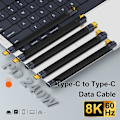 Pikkukuva 8 / 10: 40 Gbps USB4.0-kaapeli USB C - Type C -johto MM PYSTYTAIVUTUS MM M-M Vertical Bend