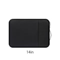 Miniatyrbillede 1 af 10: Notebook Computer Beskyttelsesetui Laptoptaske SORT 14IN Black 14in