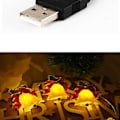 Miniatyrbillede 5 af 9: Julepynt Lys LED String Light 2MBATTERI 2Mbattery pack-20LED