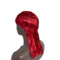 Miniatyrbillede 6 af 10: Bandana Silke Durag RØD Red