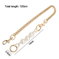 Miniatyrbild 4 av 7: Bag Chain Strap Extender Bag Chain för handväska Pearl Extension silver