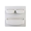 Miniatyrbillede 1 af 10: Opbevaringsstativ Diverse Opbevaringsholder LYS GRÅ B B light gray B-B