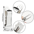 Miniatyrbilde 4 av 10: Metall Alligator Clips Mini Clamps 25STK 25STK 25PCS