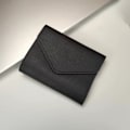 Pikkukuva 1 / 10: Lyhyt lompakko Multi-card Kukkaro MUSTA black