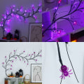 Miniatyrbillede 8 af 10: LED Birch Twig Tree Lamp Simulation Tree Rattan Light BAT BAT Bat