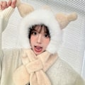Pikkukuva 8 / 10: Talvihattu Rabbit Ears Hat WHITE Rabbit Rabbit White Rabbit-Rabbit