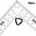 Miniatyrbild 1 av 10: 10 st Karbinhakar Ryggsäck Spännen TRIANGLE SHAPE TRIANGLE SHAPE Triangle Shape