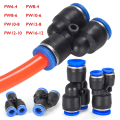 Pikkukuva 7 / 10: 5 kpl pikaliitin pneumaattiset liittimet 5 kpl PW10-6 5pcs PW10-6