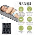 Miniatyrbilde 3 av 10: Stellematte Bleilaken SVART RETTER SORT GRID Black Grid