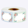 Miniatyrbilde 6 av 10: 250/500 STK Sausflasker Etikettklistremerke Blomsteretiketter A-500STK A-500PCS