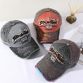 Miniatyrbillede 10 af 10: Broderi Baseball Caps Distressed Faded Cap NAVY navy