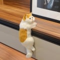 Miniatyrbild 5 av 10: Simulering Katt hängande prydnader Realistiska docka djur B