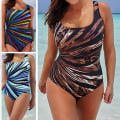Miniatyrbillede 10 af 10: Monokini Bikini Dame Badedragt 2XLTYPE1 TYPE1 2XLType1