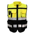 Miniatyrbillede 1 af 10: Refleksvest Farvematchende sikkerhedstøj XXXXL XXXXL XXXXL