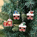 Miniatyrbilde 9 av 10: Tre juletog juletre hengende C C C