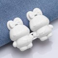 Miniatyrbilde 1 av 10: 2stk bukse midjestrammer midjeknapp HVIT-2STK HVIT-2STK White-2pcs