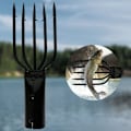 Miniatyrbillede 8 af 10: Fiskespyd Harpun Gaffel Fisk Pigthakket Spyd Gig Fork 4 GRUNDER 4 Prongs