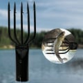 Miniatyrbillede 8 af 10: Fiskespyd Harpungaffel Fisk Pigthakket Spyd Gig Fork 3 GRUNDER 3 Prongs