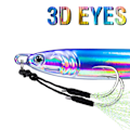 Miniatyrbilde 8 av 10: Fiskeagn Bionic Jig Lure 80GSTYLE 7 LYSENDE STIL 7 80gStyle 7 Luminous