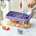 Pikkukuva 10 / 10: Jääpalatarjotin Jääpalakonemuotti MOULD 32 RISTIKKOJA 32 RILKKIÄ Purple 32 Grids-32 Grids
