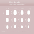 Miniatyrbilde 2 av 7: 24stk False Nails Short Square JP2330 JP2330 JP2330