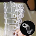 Miniatyrbillede 4 af 6: 60 Stk Tøj Bøjle Connector Cascading Kroge Organizer Transparent