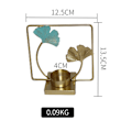 Miniatyrbillede 7 af 10: Blue Leaf Lysestage Lysestage E E E