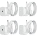 Miniatyrbillede 1 af 2: Oplader til iPhone - Hurtigoplader - Adapter + Kabel 20W USB-C