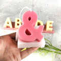 Miniatyrbillede 4 af 8: Bogstaver Lyseform Silikone Forme C C C