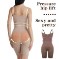 Miniatyrbillede 4 af 10: Bodysuit Shapewear Slankende Undertøj NUDE XXL nude XXL