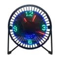 USB LED Clock Mini Fläkt Kylfläktar