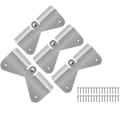 Pikkukuva 1 / 7: 2 kpl kourujen jatkeen saranan alasputken jatke 4 kpl 4 kpl 4pcs